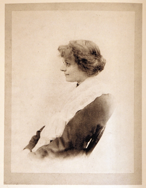 Eleanor Farjeon at age eighteen. ca. 1899. Portrait by Paul Corder